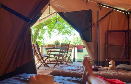 Camping en Dordogne avec location Lodge 2 chambres